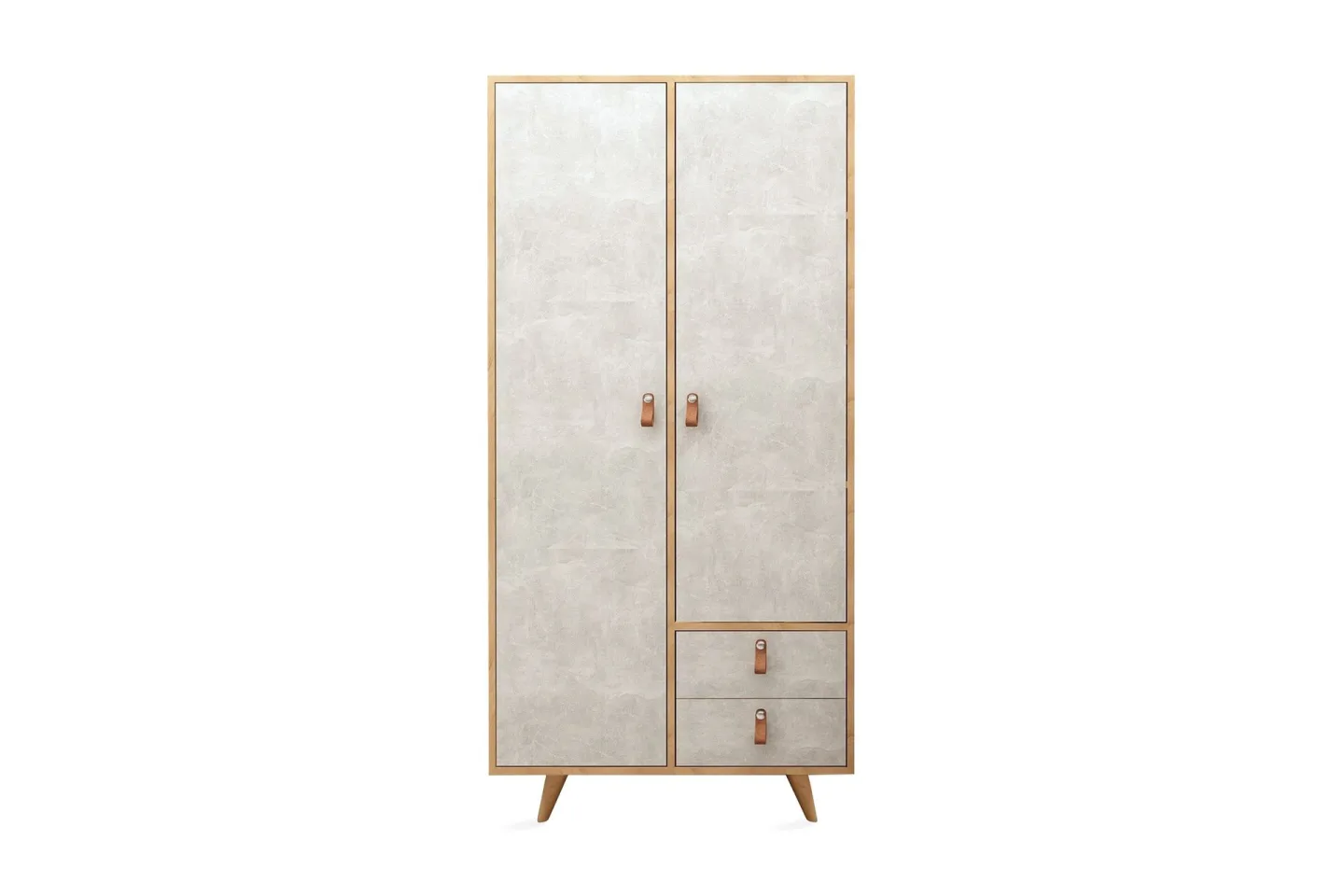 Mod Design Garderob - Trä/Grå