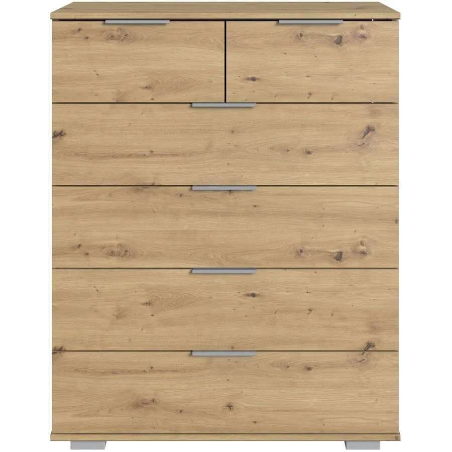 Kommode Peyton A eiche Holzwerkstoff B 82 H 102 cm