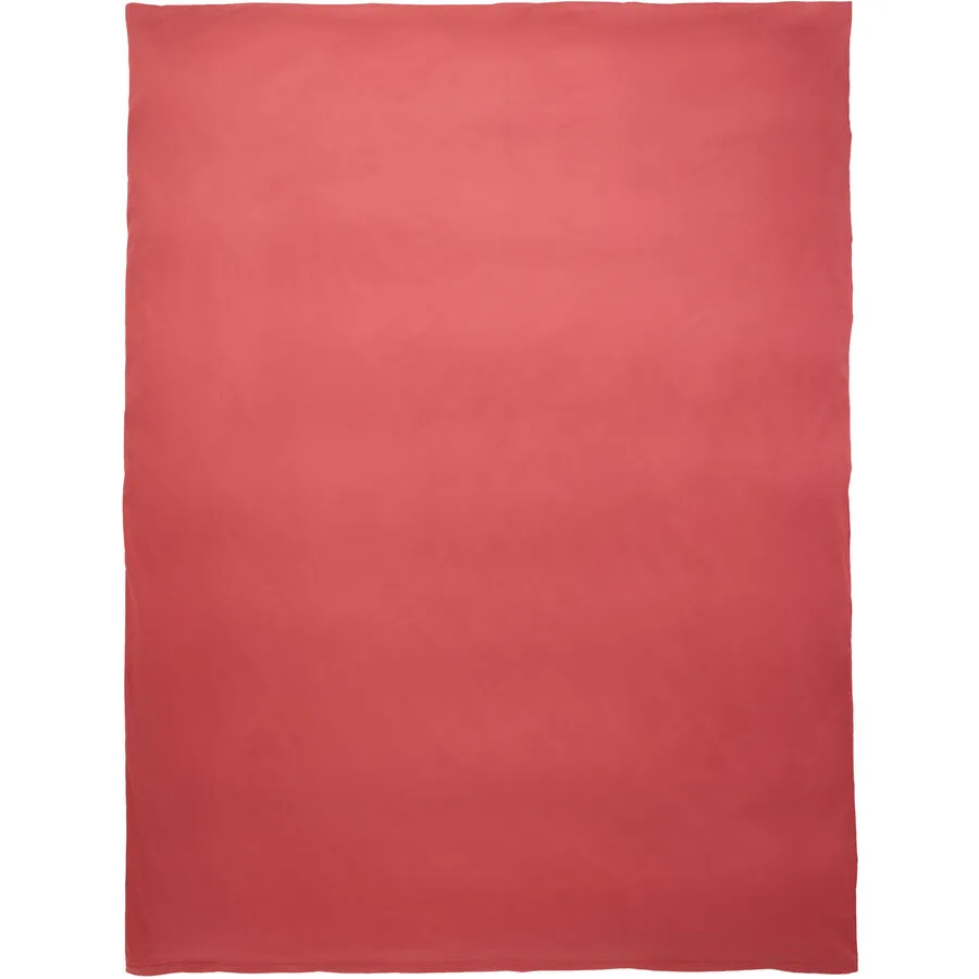 Duvetbezug Kos Burgundy Einfarbig Satin 160 x 210 cm