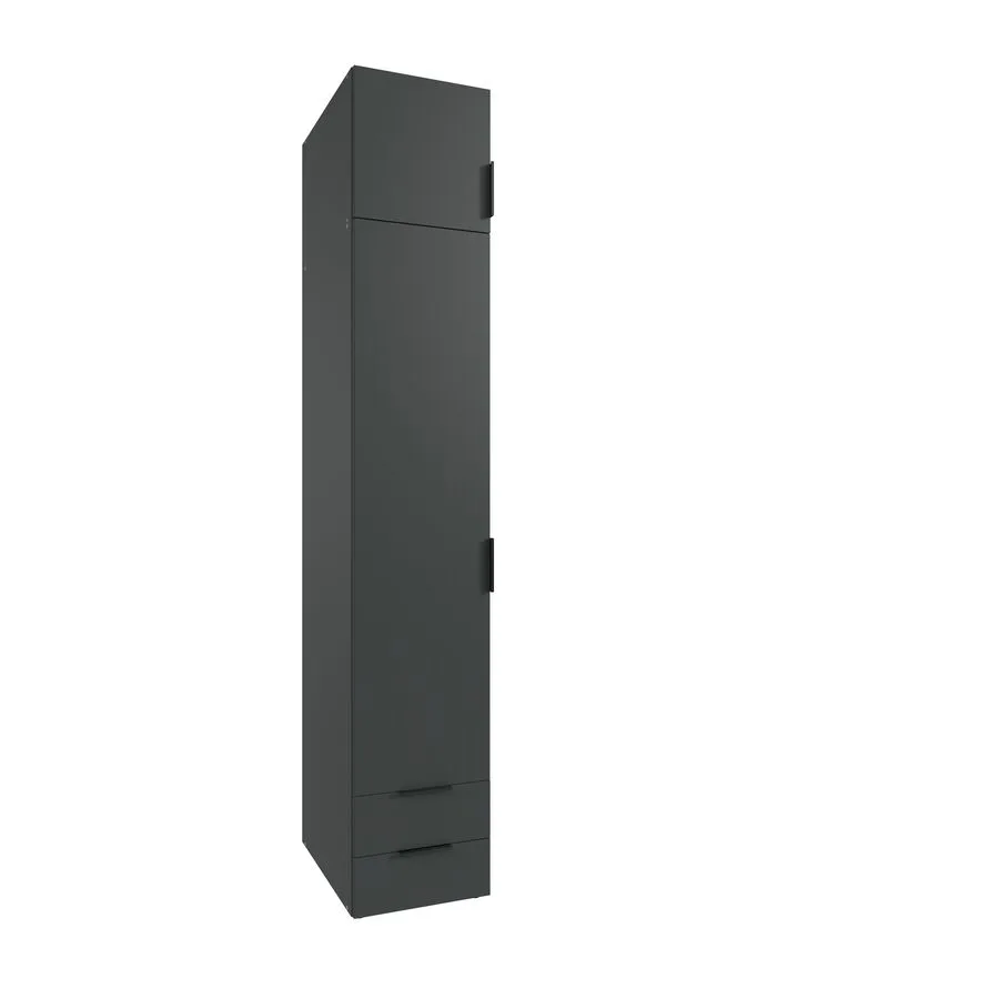 Kleiderschrank Modu graphit Holzwerkstoff B 40 cm