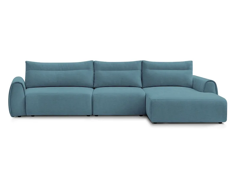 Ecksofa BOBOCHIC ADEN Stoff hellblau