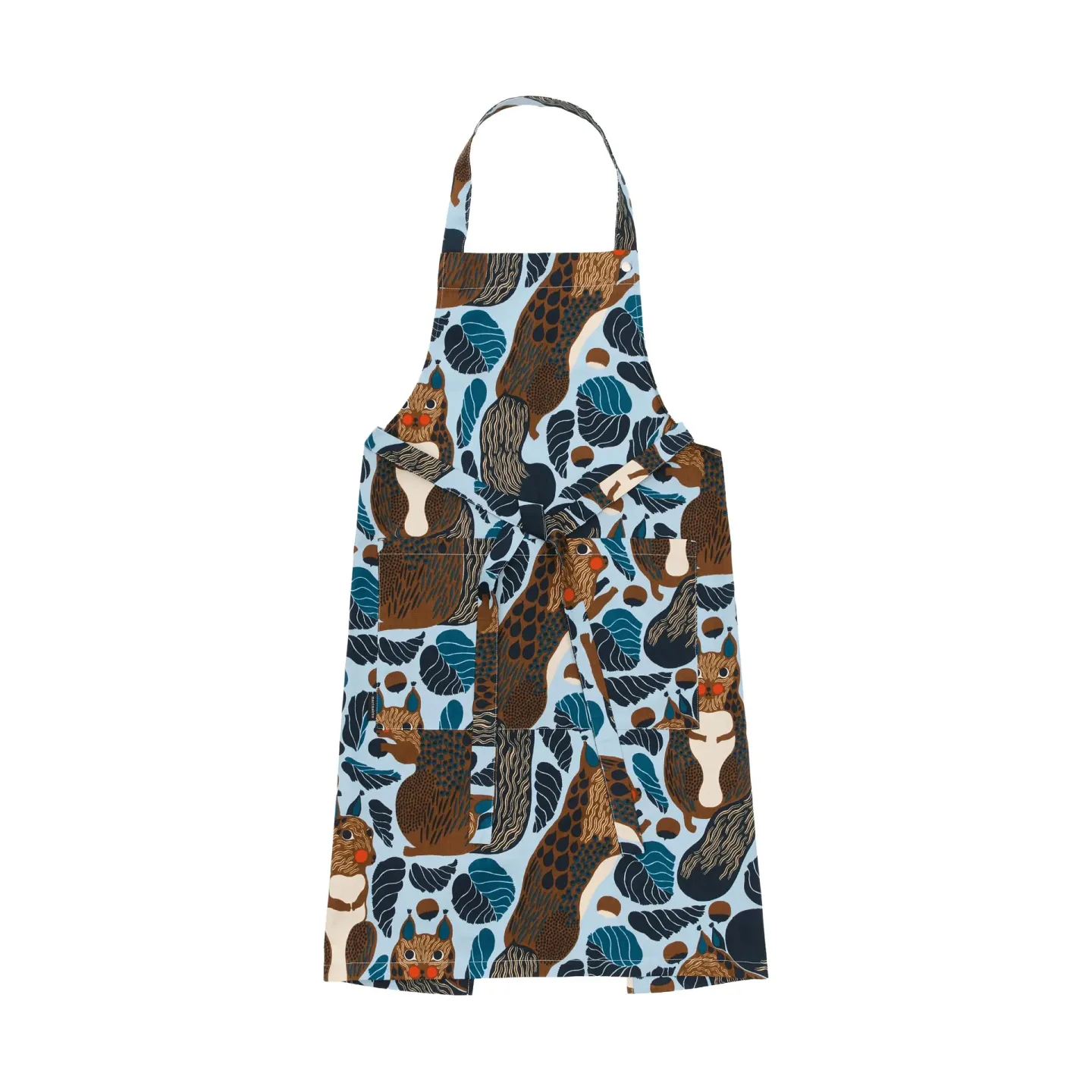 Marimekko Pieni Kurre förkläde Sky blue-multicolour