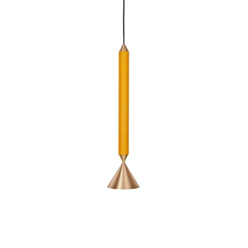 Pholc Apollo 39 Pendelleuchte Honey gold, Messing