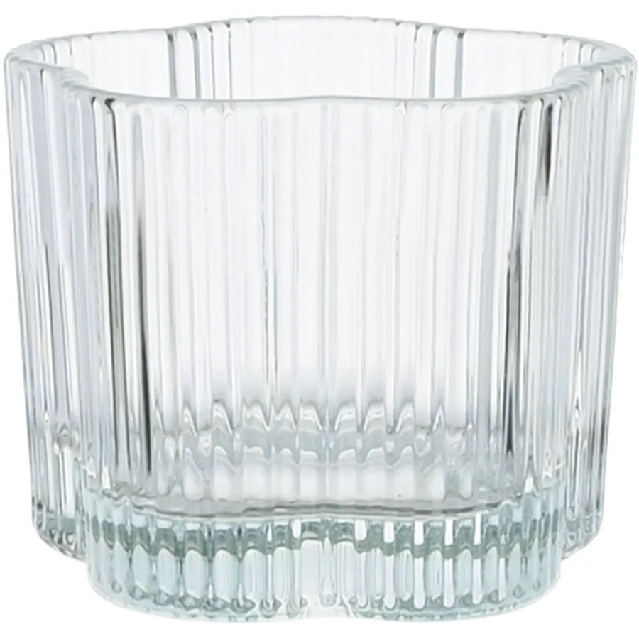 Windlicht Reduced Transparent Glas 7.8 cm 6 cm
