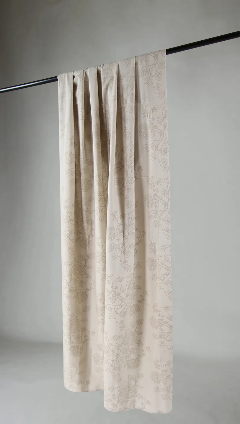 Gardiner - Bomullsgardin Minna (beige) (Størrelse: 140 x 300)