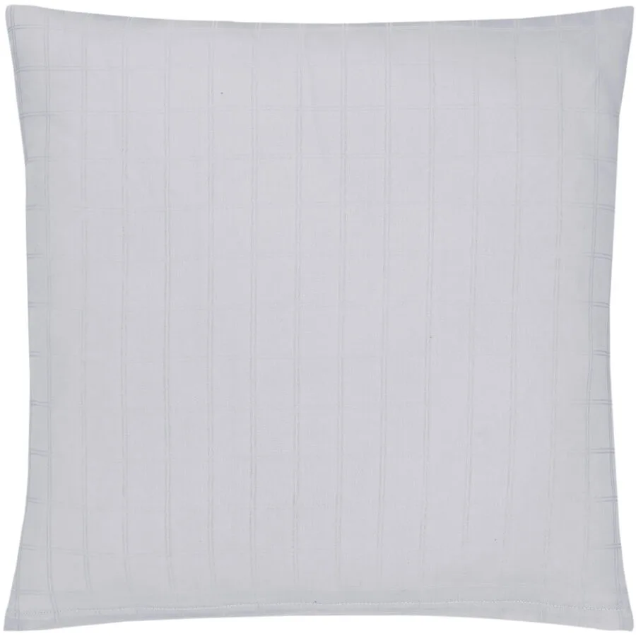 Flair Kissenbezug Damast Weiss Baumwolle 65 cm 65 cm