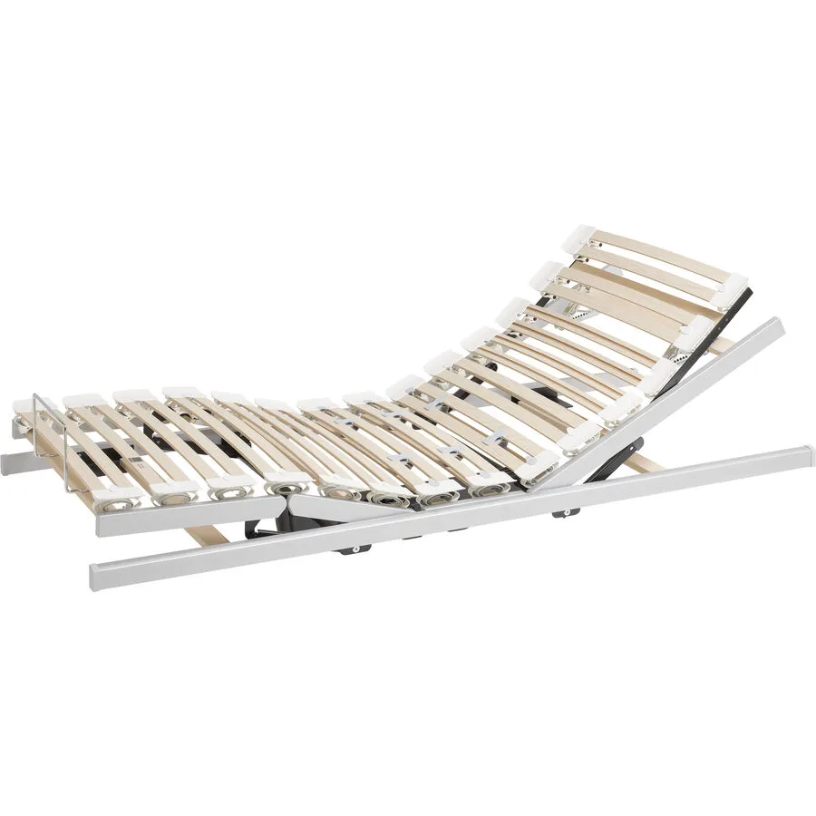 Topswiss Einlegerahmen mit Motor Flexomat Deluxe 2M weiss Holz 120 x 200 cm Elektrisch - Schweizer Möbelhersteller