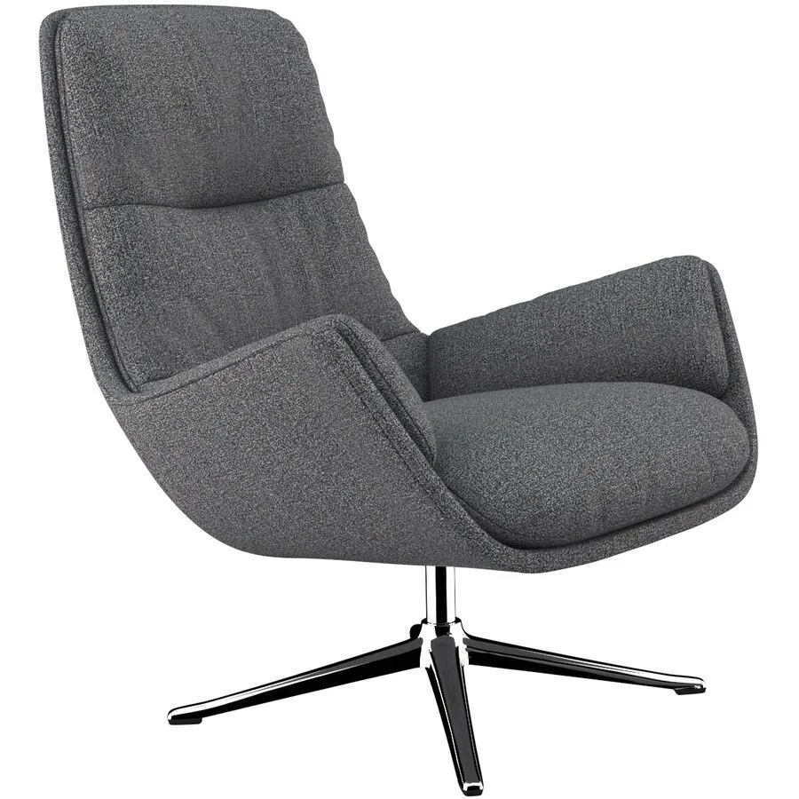 Sessel Halani Navy Blue Stoff B 93 T 84 H 95 cm