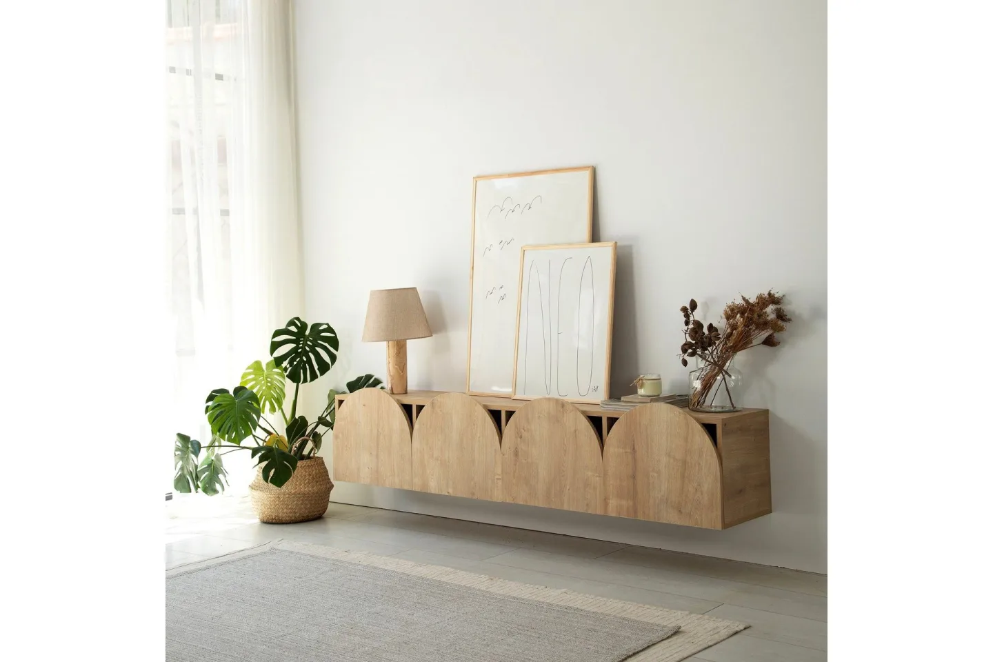 Mesta Tv-bänk 180 cm - Ek