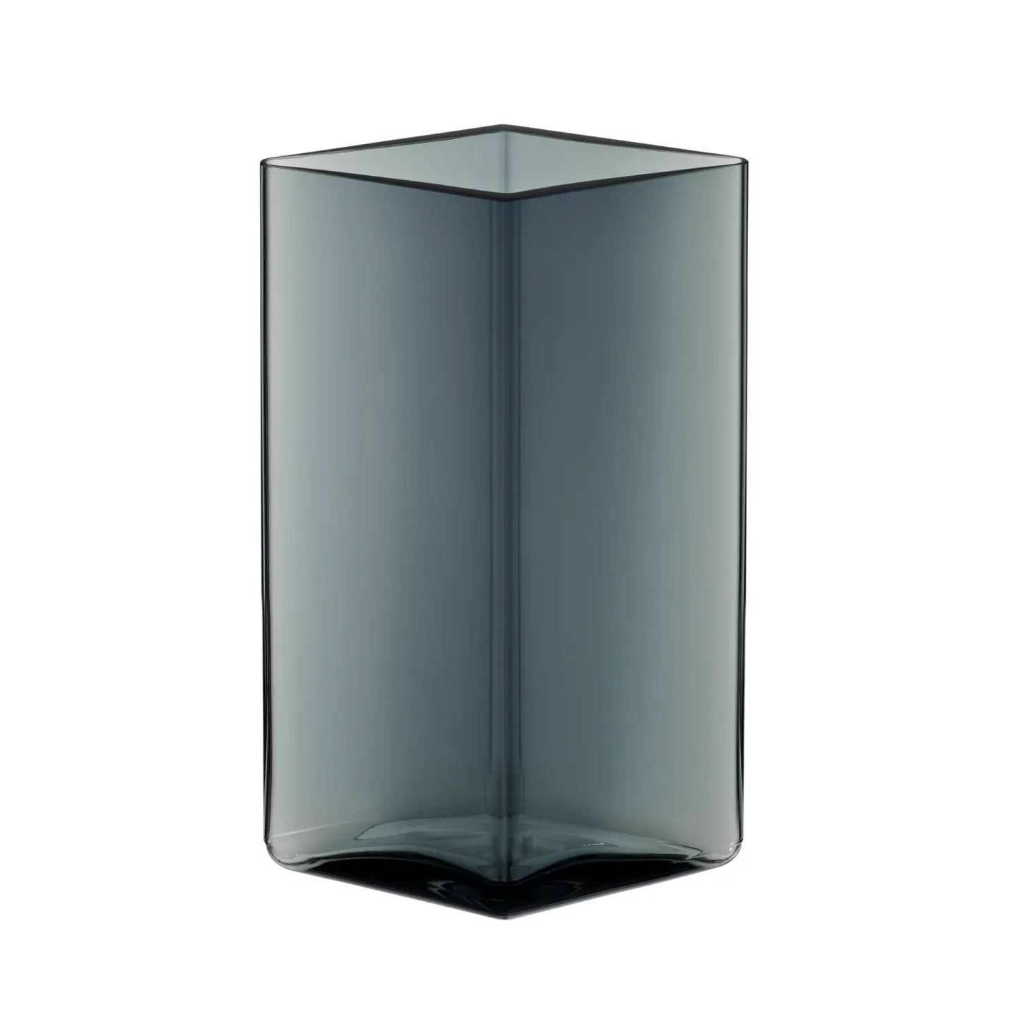 Iittala Ruutu vas 11,5 x 18 cm grå
