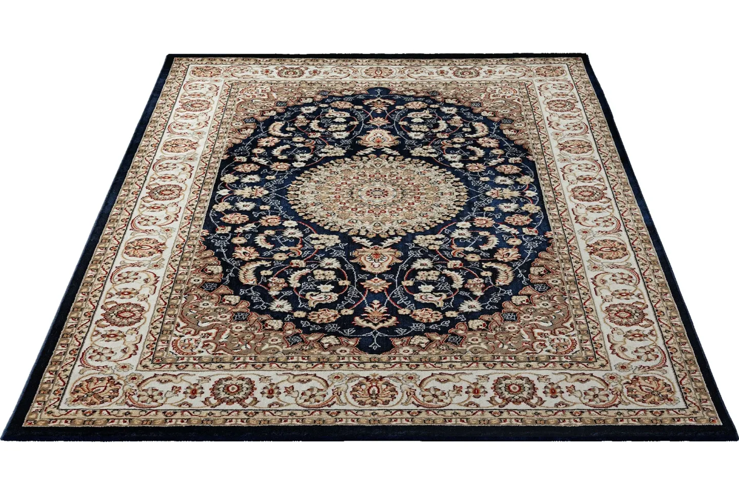 Dubai Medallion Wiltonmatta 80x200 cm - Blå