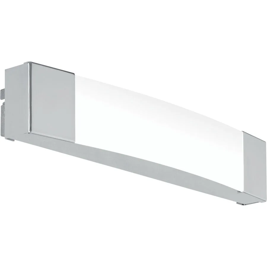 Eglo Wandlampe Siderno Grau Stahl 6 cm - Farbe: chrom - LED - Lichtfarbe: Helles Neutralweiss - LED Energiesparlampen