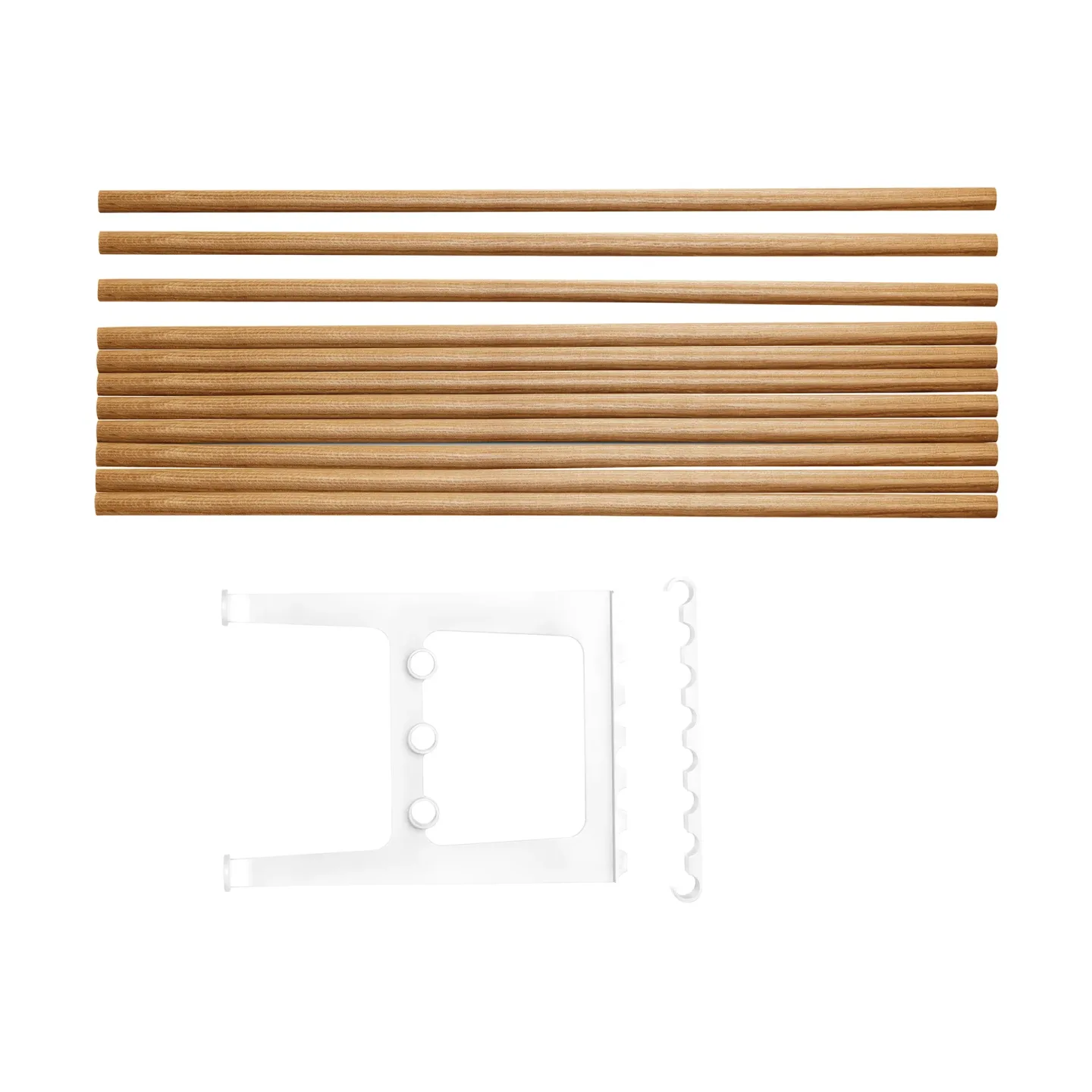 Essem Design Nostalgi bänk påbyggnad 100 cm Ek-vit