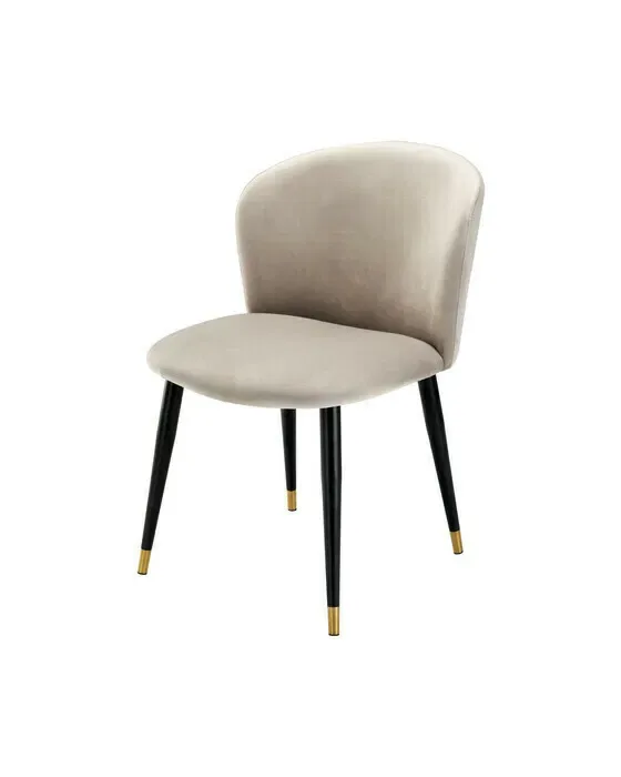 Volante Dining Chair Velvet Roche Beige