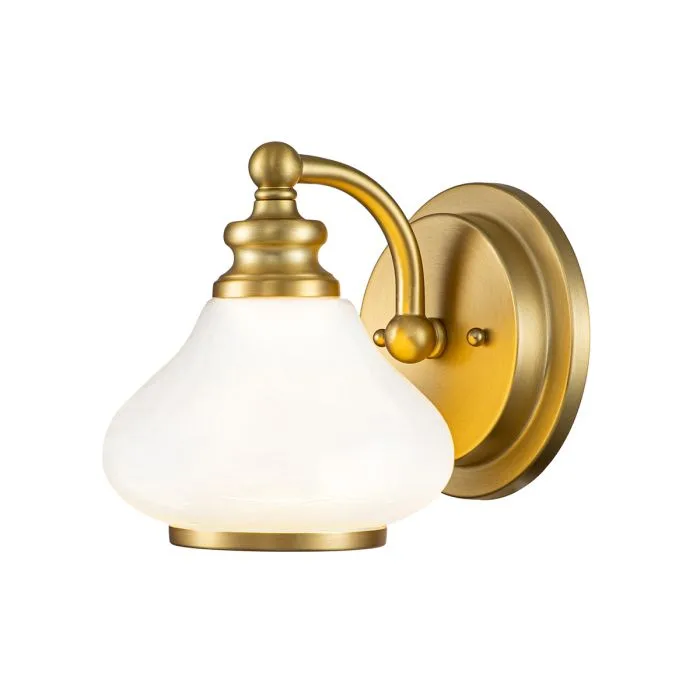 Elstead Lighting - Ainsley Ø16 - Badrumslampa - Borstad mässing