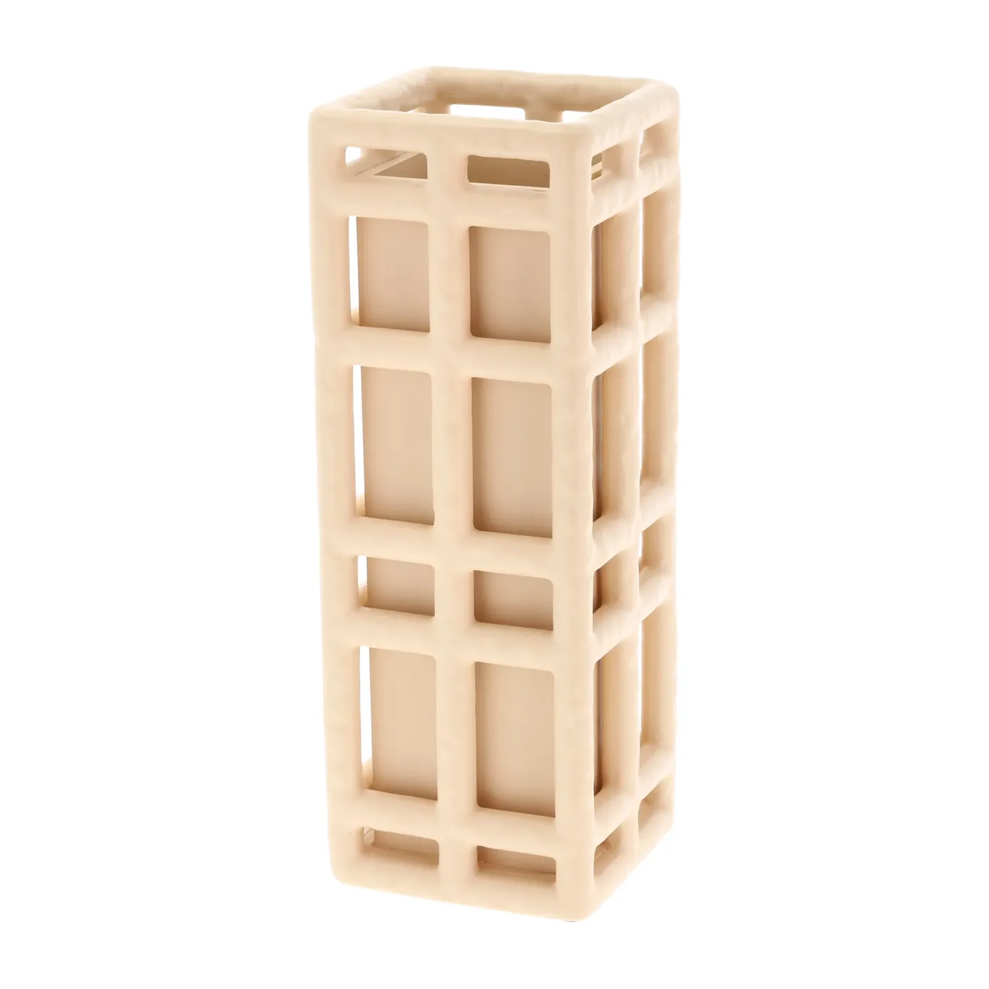 Villa Collection Lyng Vase 11 x 11 x 30cm Sand