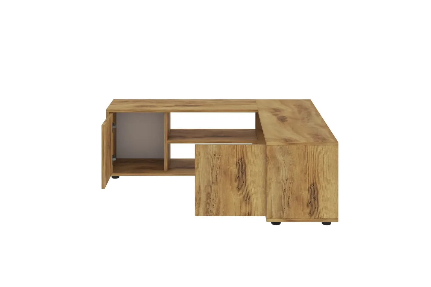 Pienk Tv-bänk 125 cm - Ek
