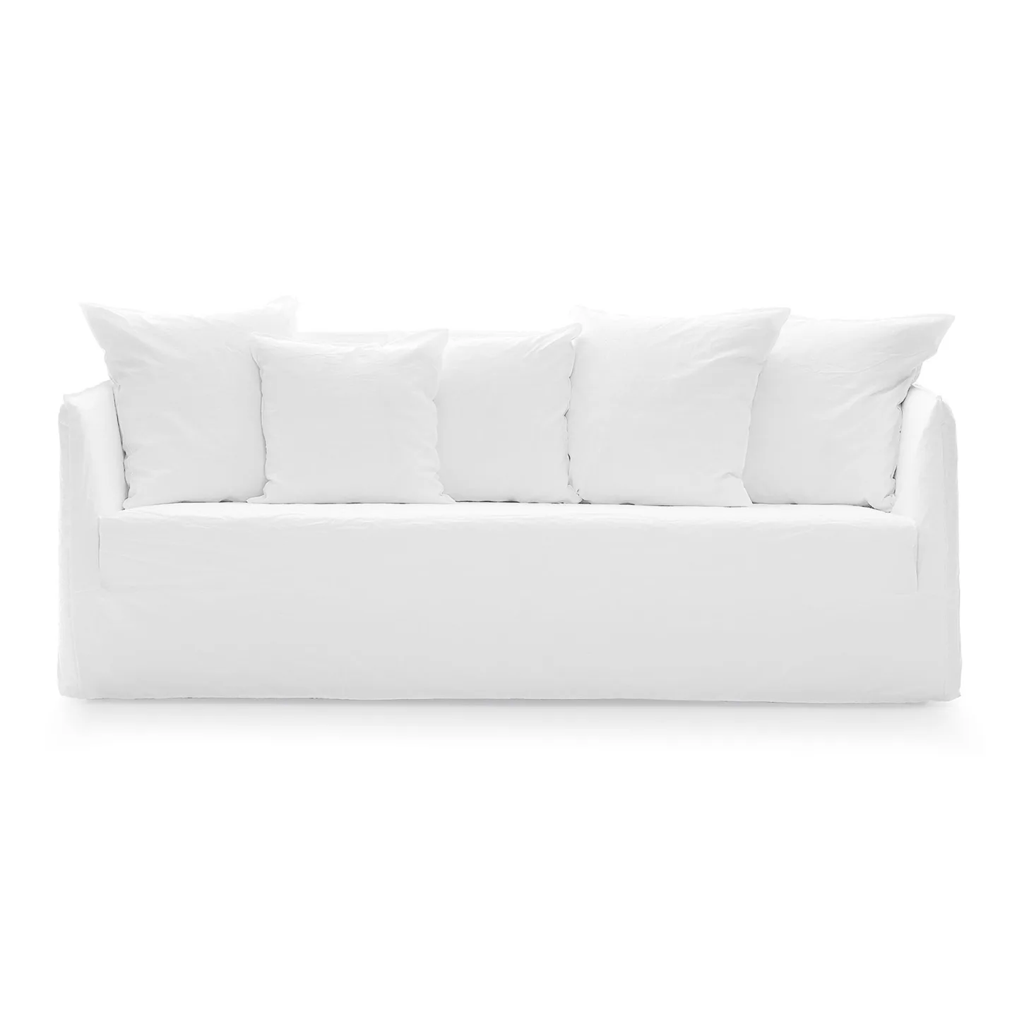 Gervasoni - Ghost 10 G Sofa Lino Bianco - Soffor - Paola Navone - Vit