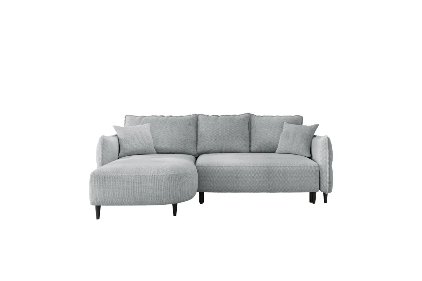 Sycylia Soffa med Divan 3-sits - Ljusgrå