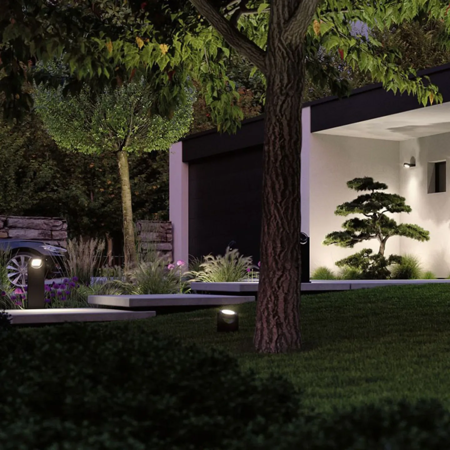 Swivea Gartenleuchte Alu/Anthrazit - Paulmann - Modern - Metall - Einflammig