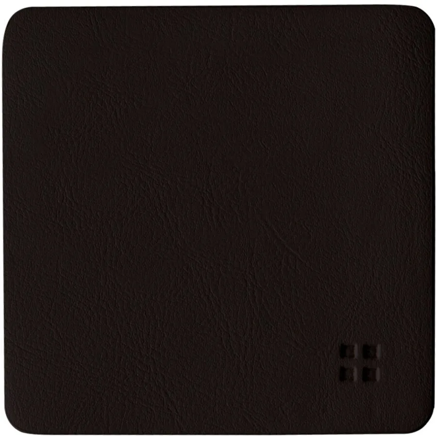 Tischset Ambiente schwarz PVC Quadratisch B 10 cm