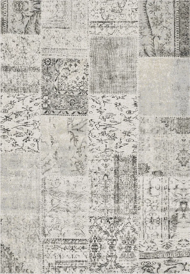 Wilton-teppe - Villani (cream/sølv) (Størrelse: 140 x 200 cm)
