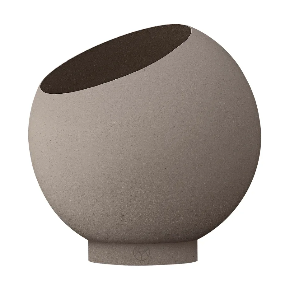 AYTM Globe Blumentopf Ø21cm Taupe