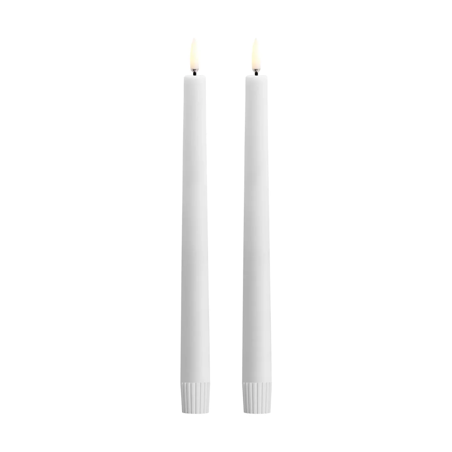 Uyuni Lighting Uyuni LED Stabkerze weiß 2er Pack Ø2,3 × 25,2 cm