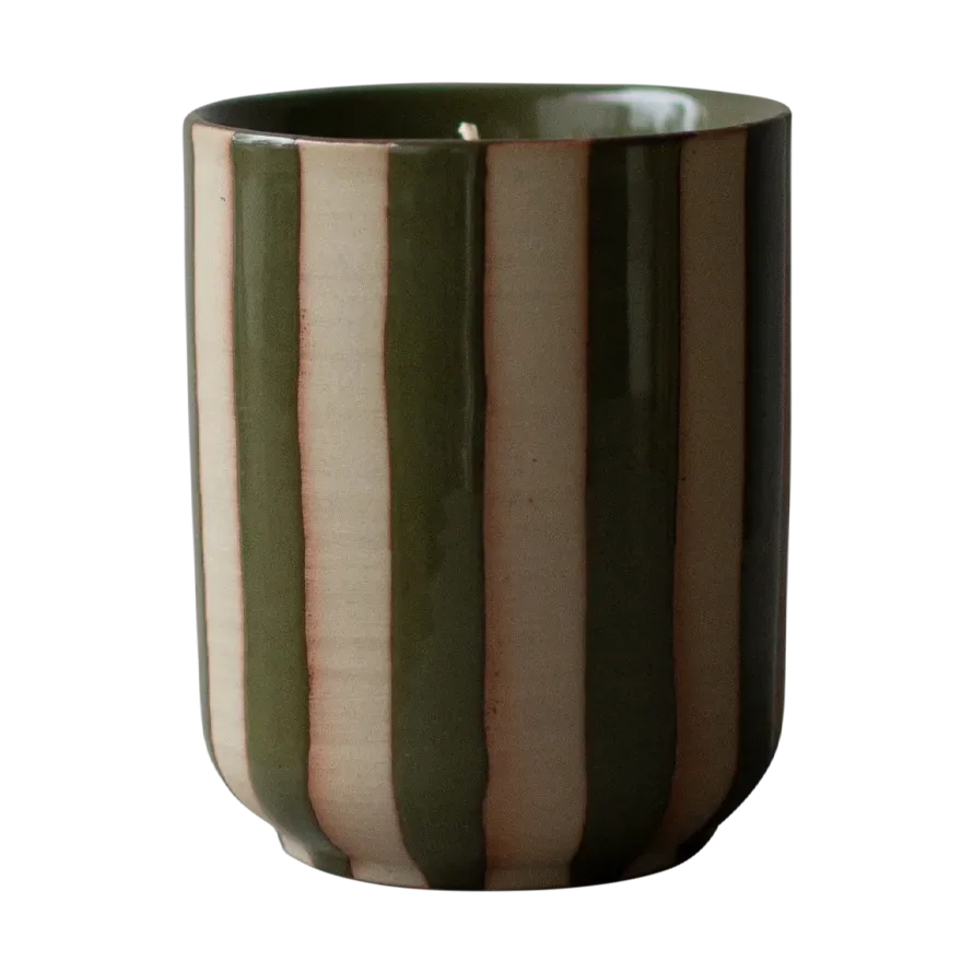 DBKD Burn Duftkerze 60 h Stripe green