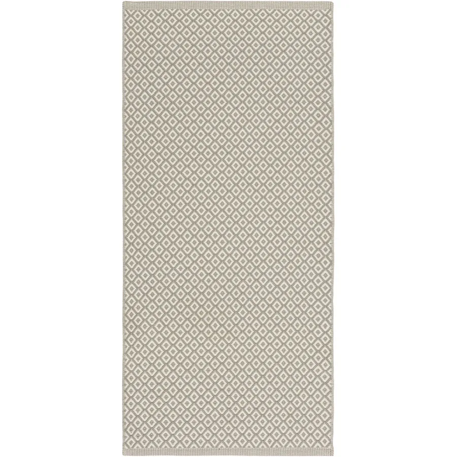 HORREDSMATTAN Teppich Björkö grau Wolle/Polyester 75 x 350 cm