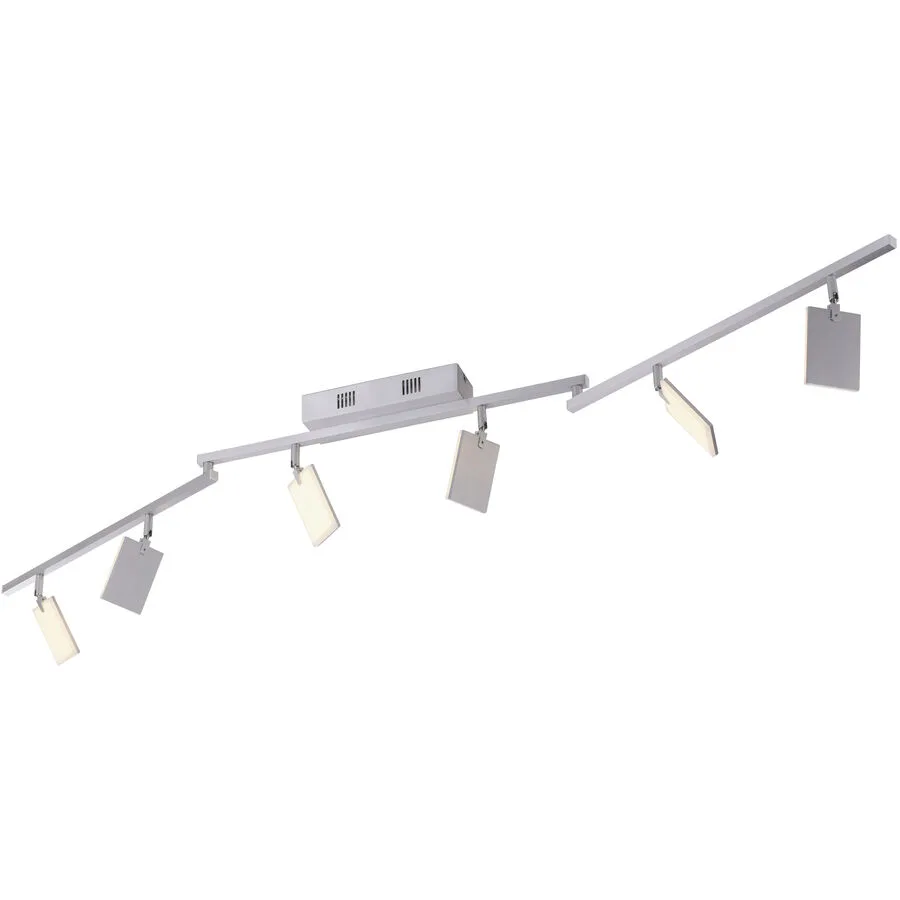 Mira Deckenlampe, diamond, 6-flammig, Remote, CCT - PURE - Wohnzimmer - Modern - Metall - Mehrflammig