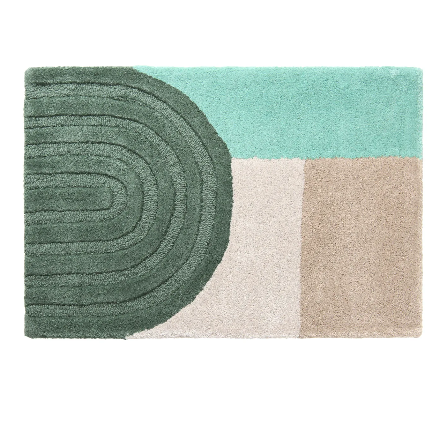 Dørmatte - Anila (grønn/multi) (Størrelse: 60 x 90 cm)