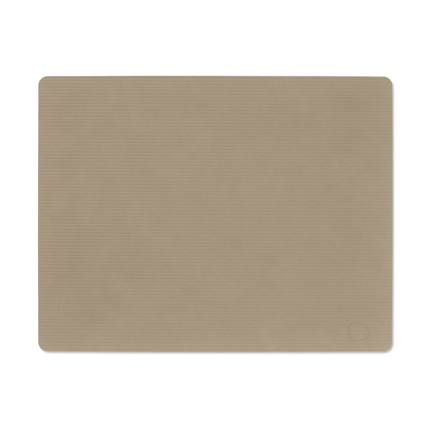 LIND DNA Corduroy Tischset square L Clay Brown