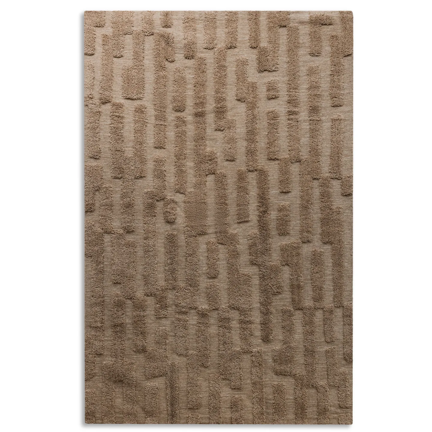 Tinted Objects - Bielke Wool Rug Dk beige 200x300 - Ullmattor - Brun - Ull