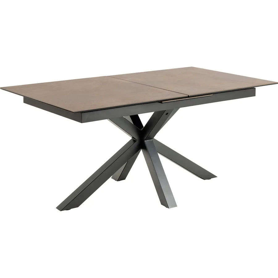 Esstisch Amiri braun Keramik, Stahl B 168 T 90 cm