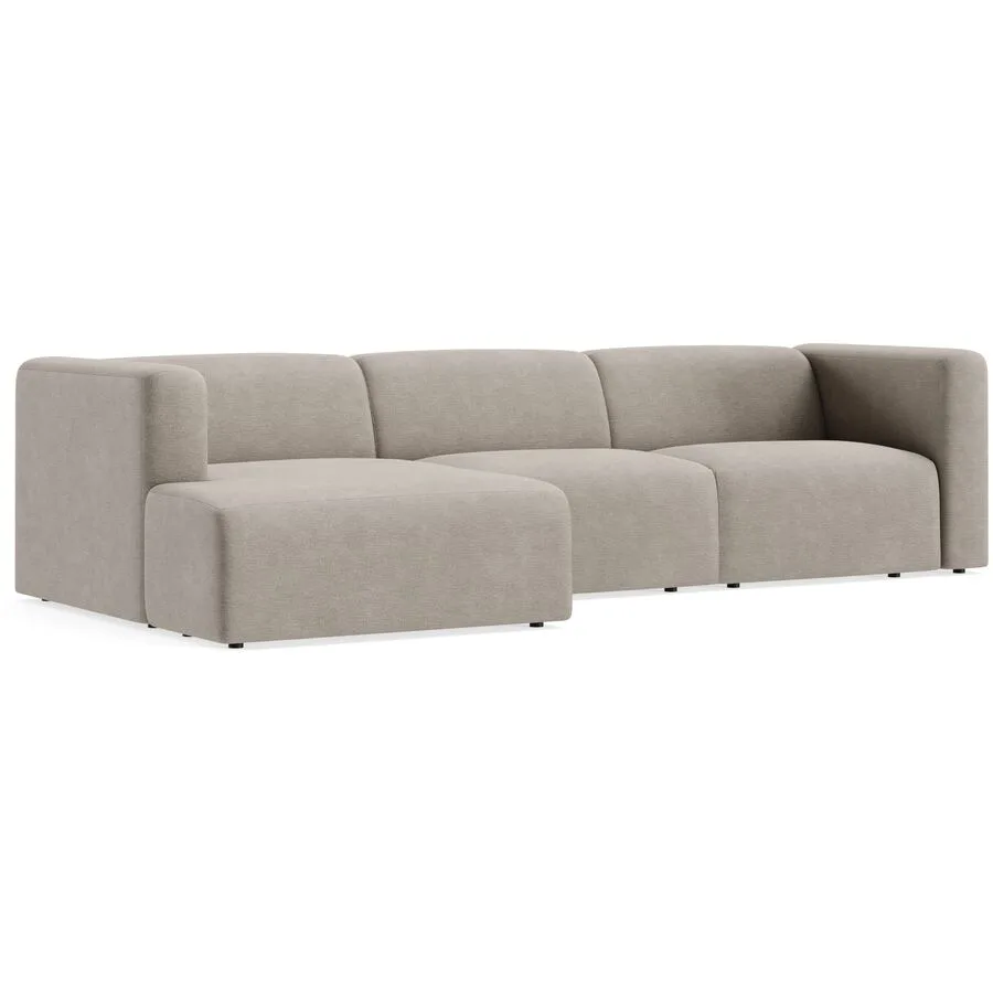 Ecksofa Melon Stoff ARDITA - 9 cappuccino B 111 T 154 cm - Möbel Konfigurator: Traummöbel individuell zusammenstellen