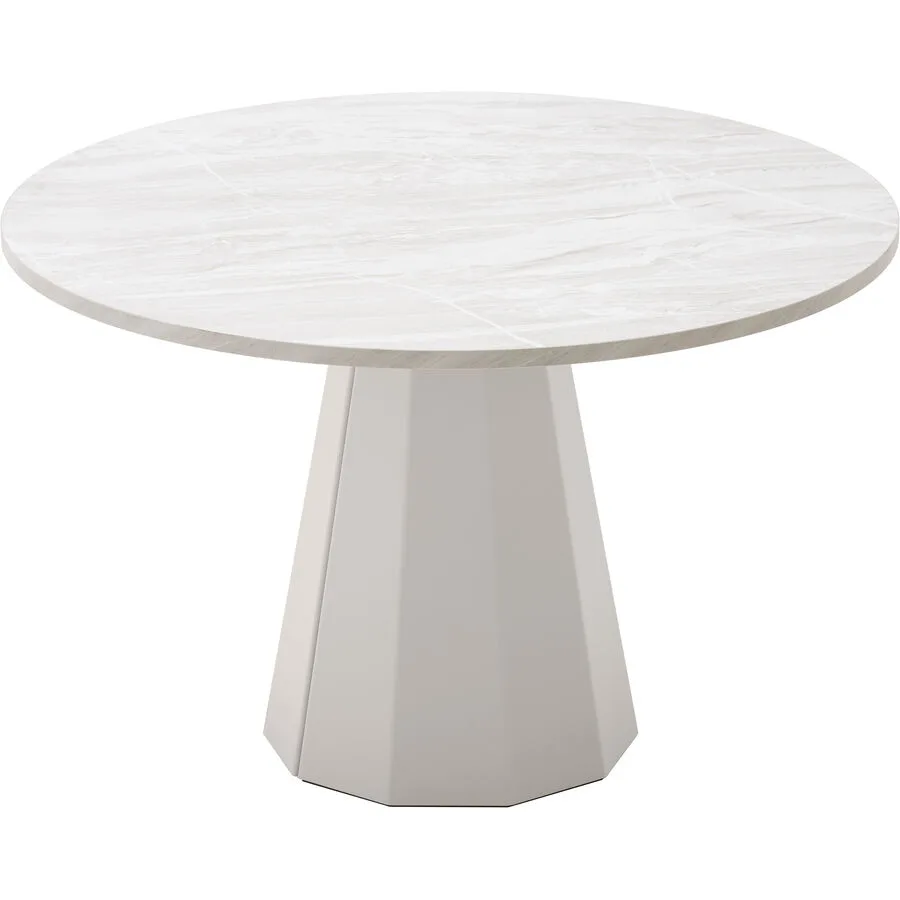 CONNUBIA Tisch Dix lime Melamin, Hanf B 120 T 120 cm