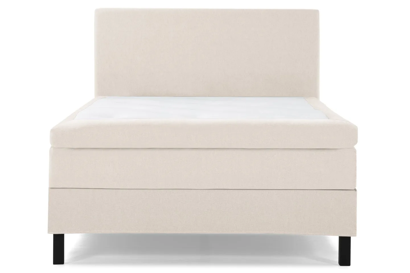 Lucky Komplett Sängpaket 120x200 Polyeter Slät Sänggavel - Beige