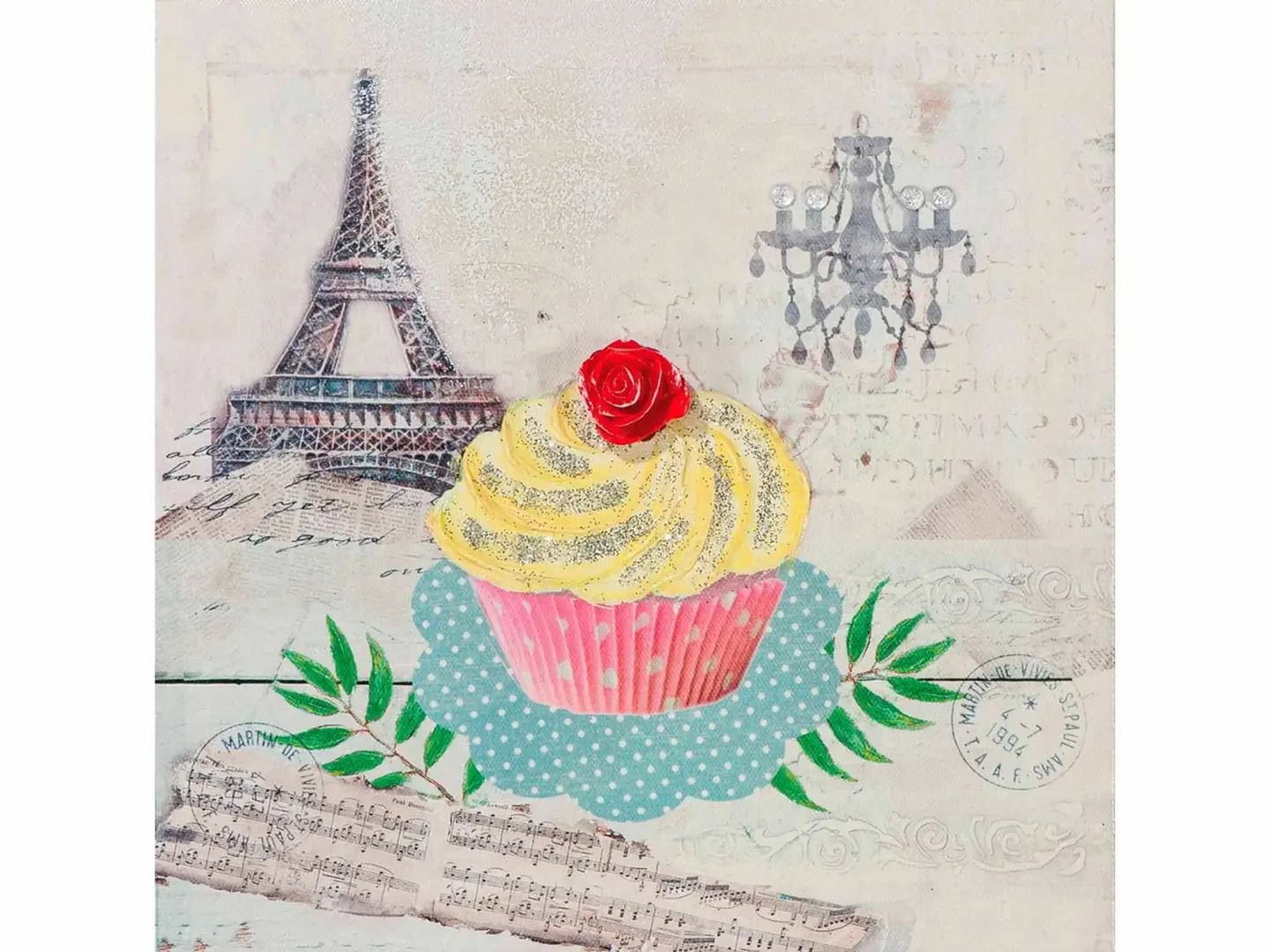 image LAND Bild Zitronen-Cupcake | Schubiger Möbel