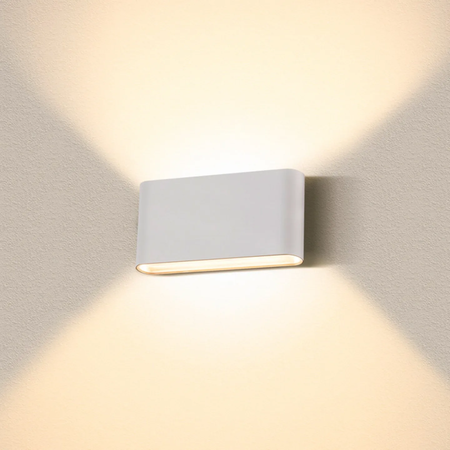 Oval 18 LED Außenwandleuchte IP65 White - SLV - Modern - Metall - Mehrflammig