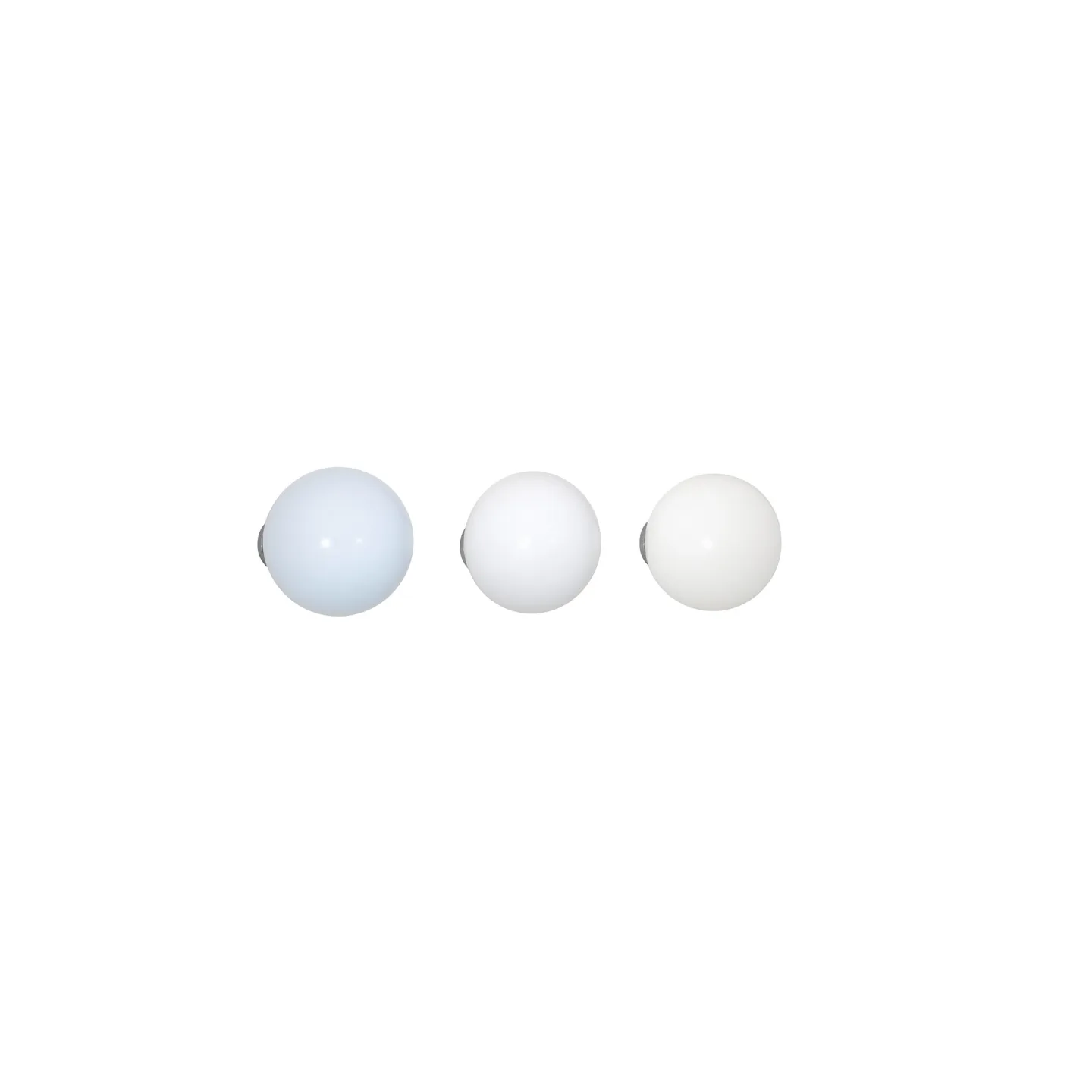 Vitra - Coat Dots knoppar 3-pack Vita - Krokar - Hella Jongerius - Vit
