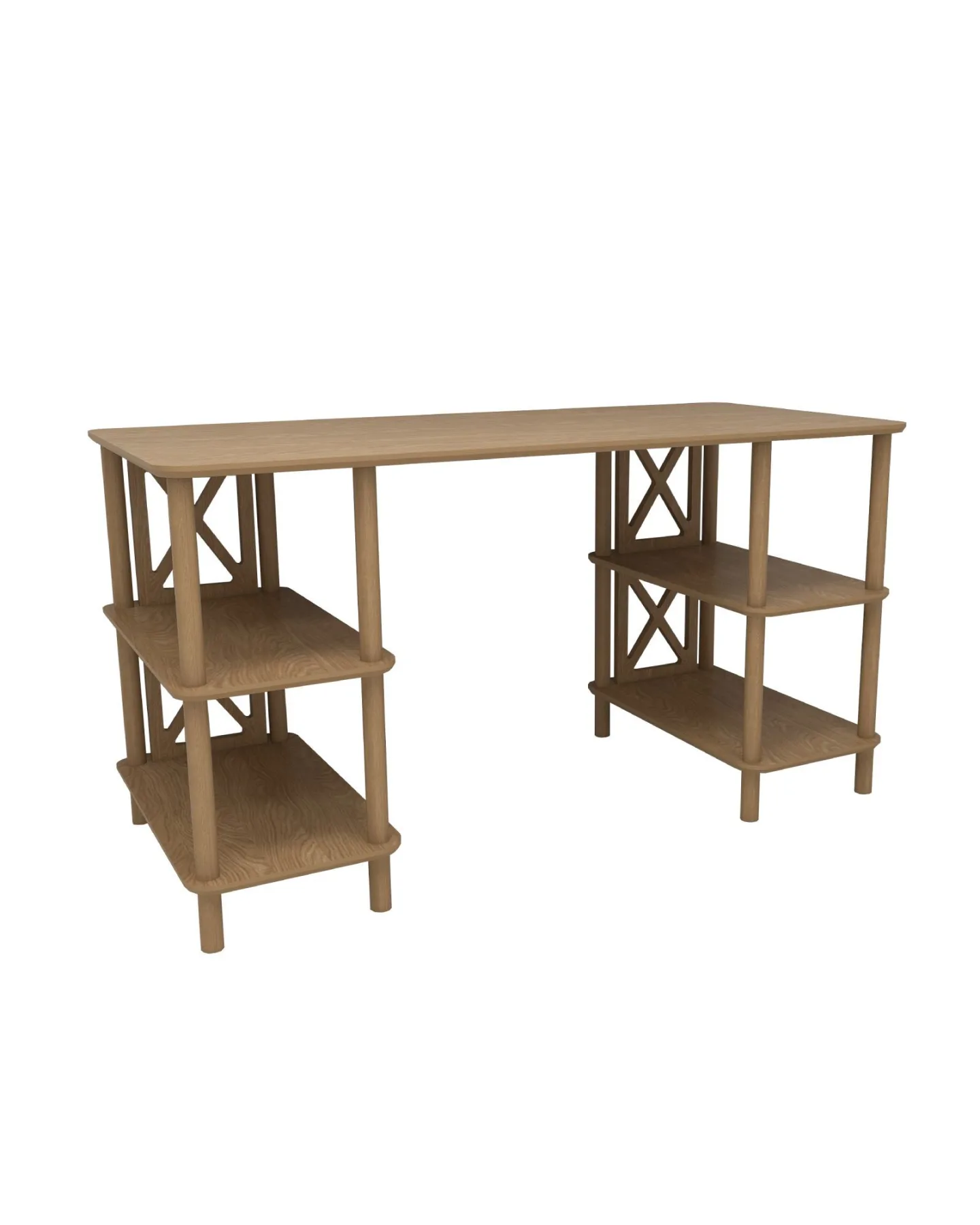 Ticoman Skrivbord 145 cm - Ek