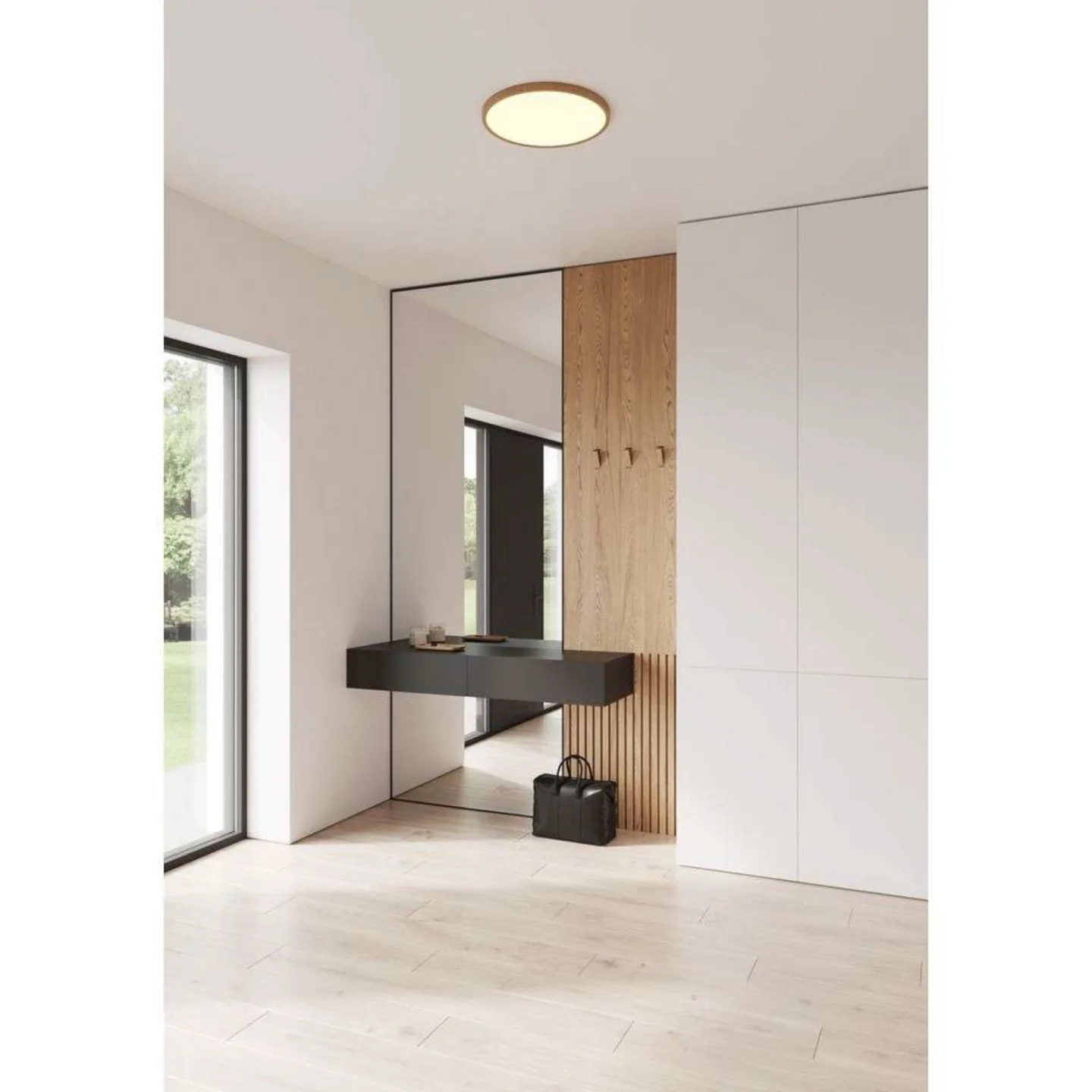 Oja 42 Taklampe IP20 2700K Step Dim Wood - Nordlux - Stue - Plast