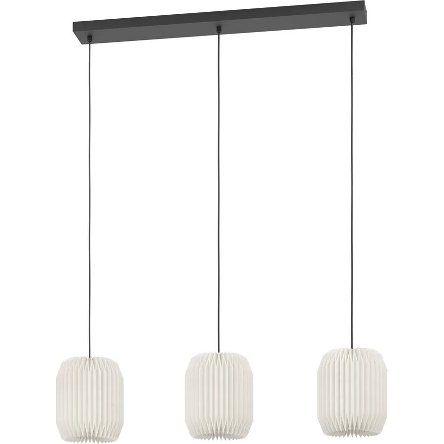 Eglo Pendellampe Belgrave Schwarz Stahl 18 cm 110 cm