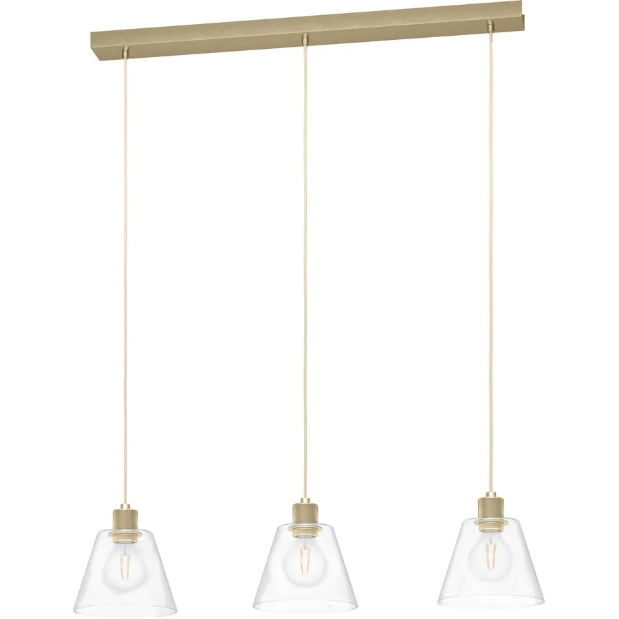 Eglo Pendellampe Copley Gold Aluminium/Stahl 20 cm 110 cm - Farbe: goldfarben