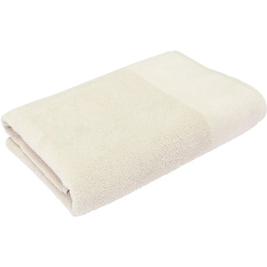 Living Home Duschtuch Softfeel beige Baumwolle