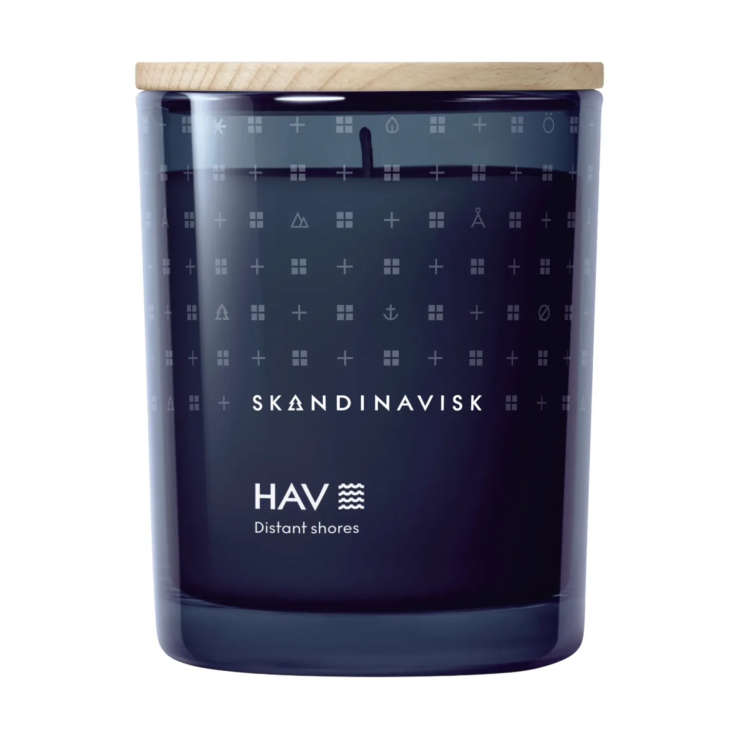 Skandinavisk Hav doftljus med lock 200 g