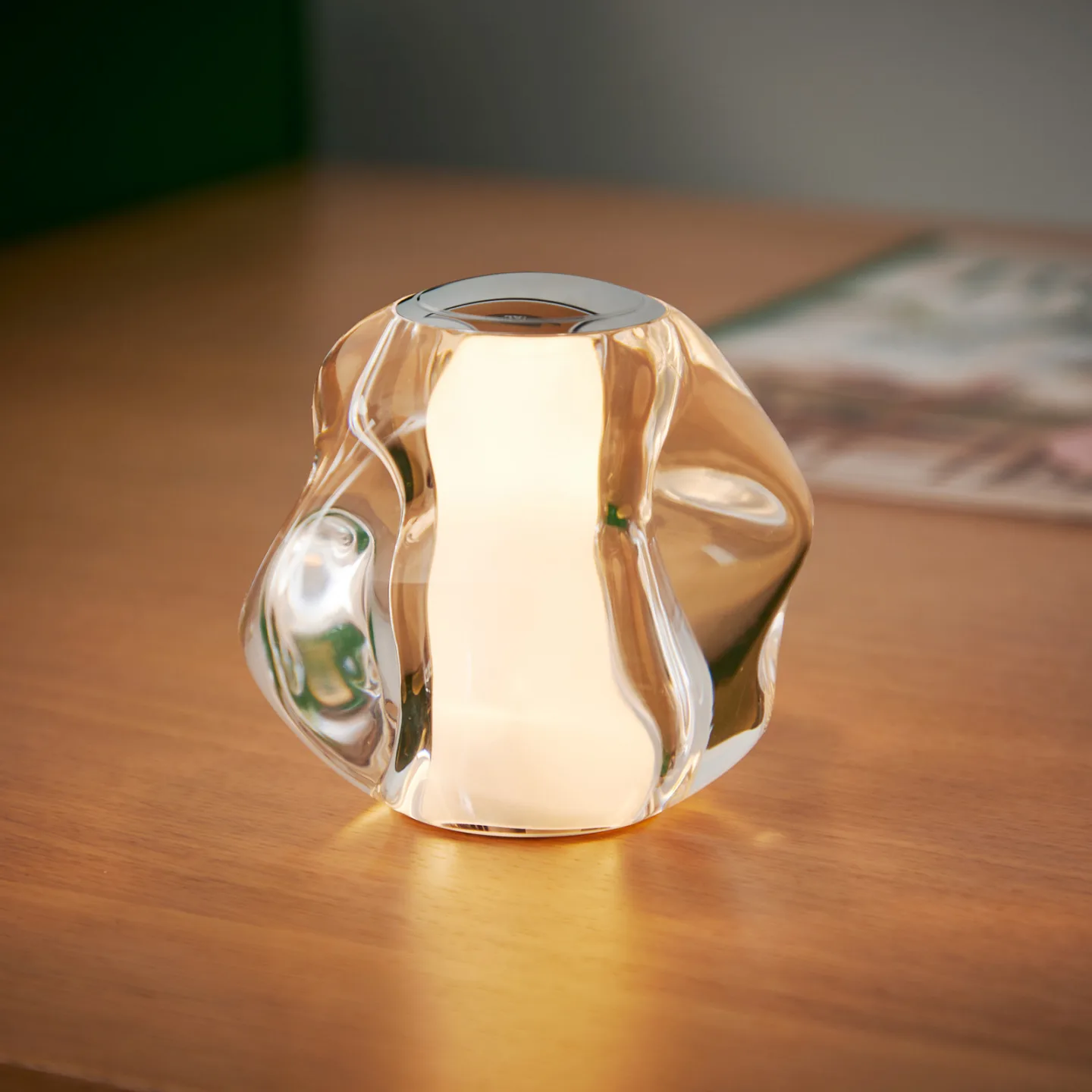 Ice Ball Portable bordlampe krom - LOOM DESIGN - Stue - Moderne - Metall - Kule