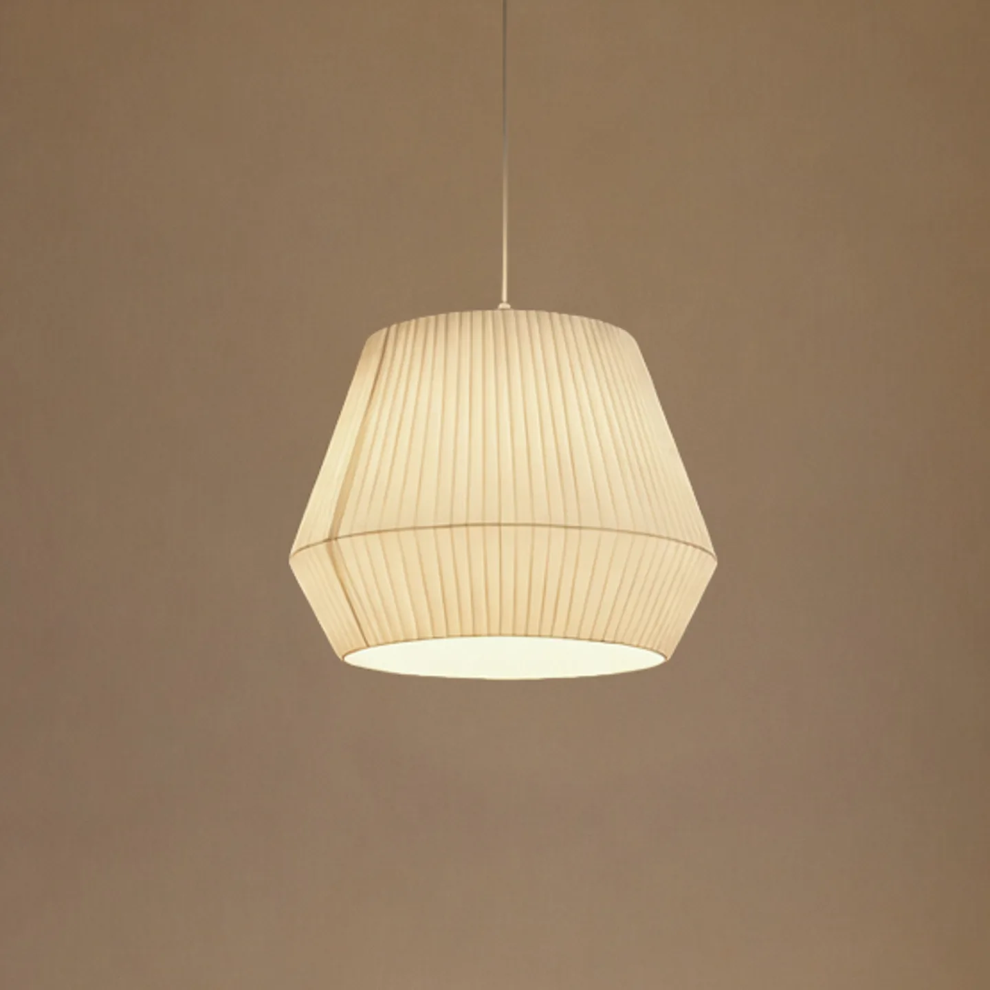 Vitore Loftlampe Hvid - Lindby - Stue - Skandinavisk - Stof / tekstil - Med én lyskilde