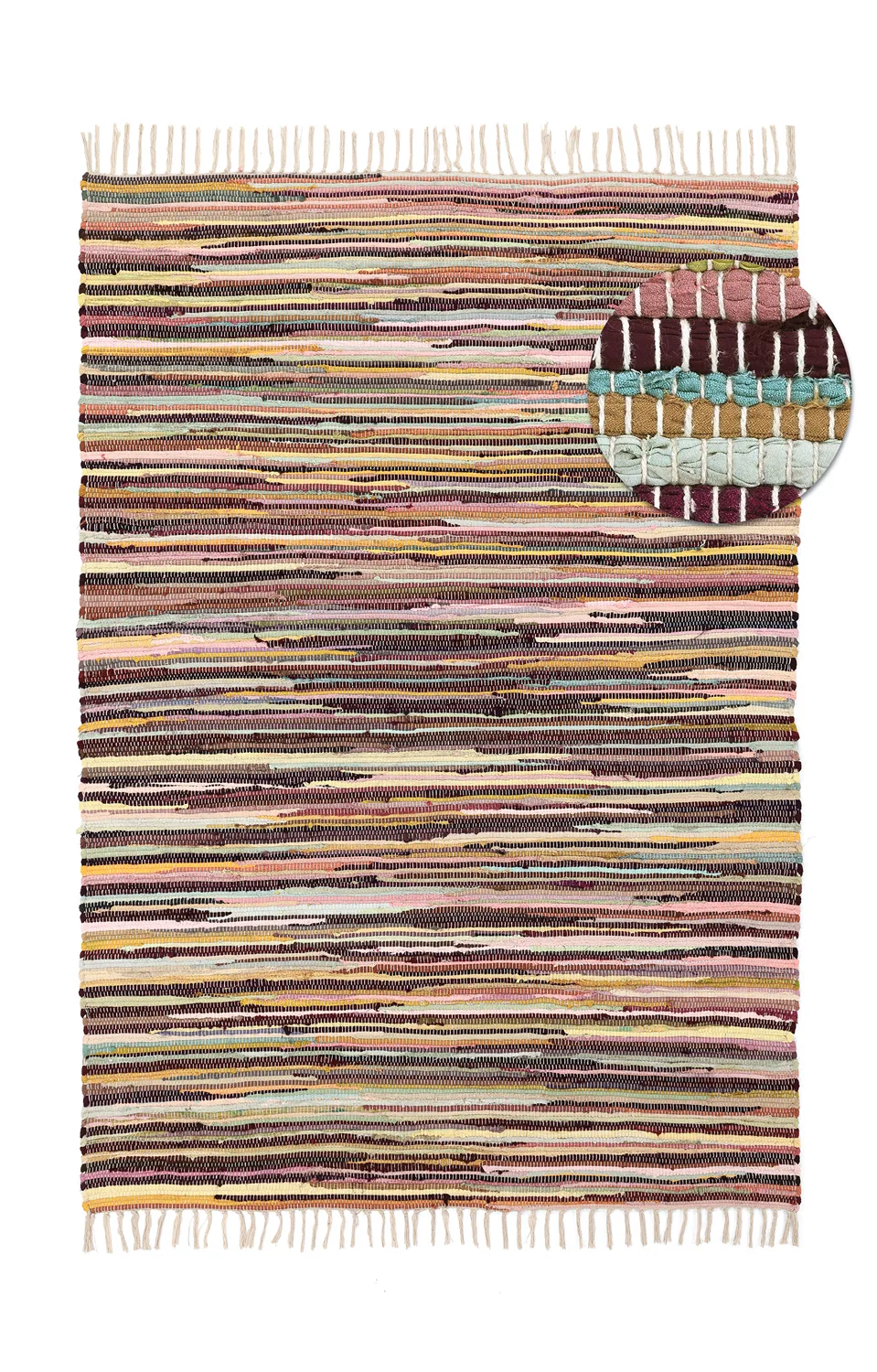 Filleryer - Happy (gul/multi) (Størrelse: 80 x 150 cm)